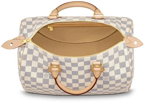 fake louis vuitton speedy 30 damier azur|speedy 30 damier with strap.